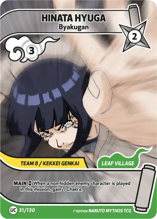 Hinata Hyûga - Byakugan — Konoha Shidō — Naruto Mythos TCG