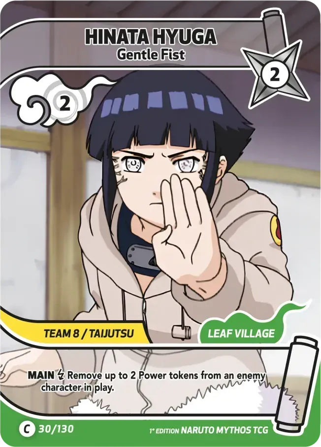 Hinata Hyûga - Poing Souple — Konoha Shidō — Naruto Mythos TCG