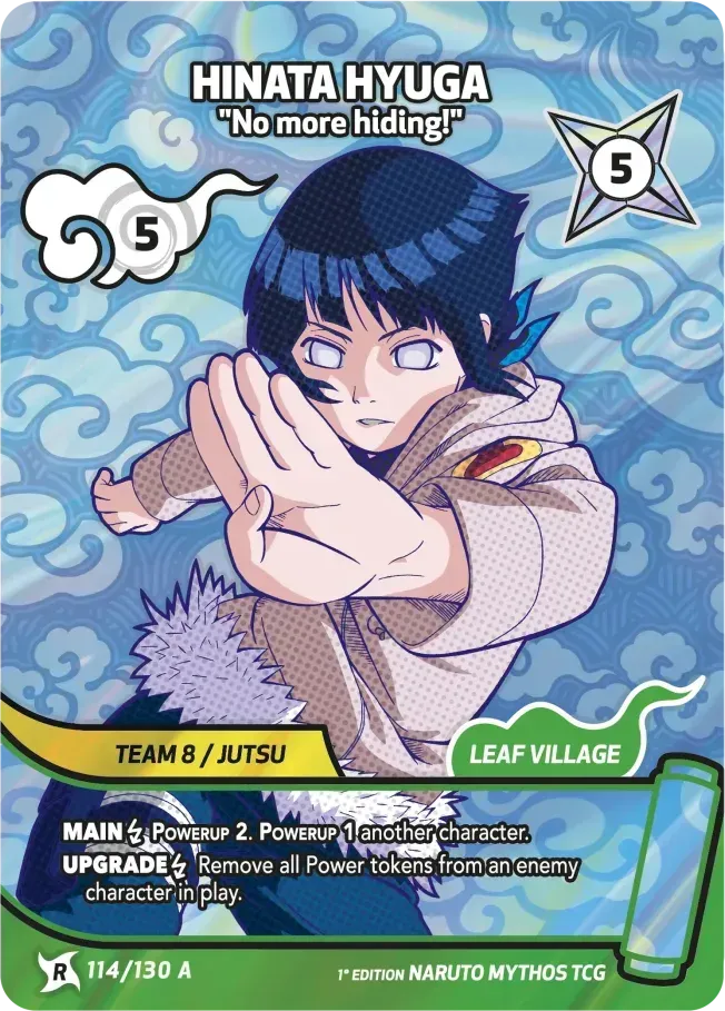 Hinata Hyuga - No more hiding! — Konoha Shidō — Naruto Mythos TCG