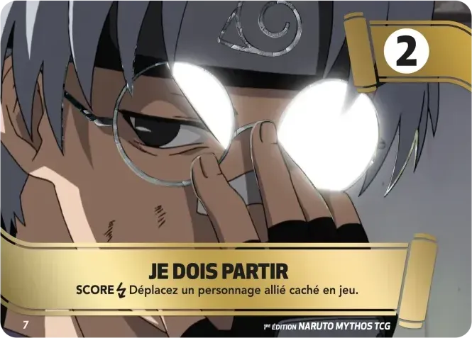 Je Dois Partir — Konoha Shidō — Naruto Mythos TCG