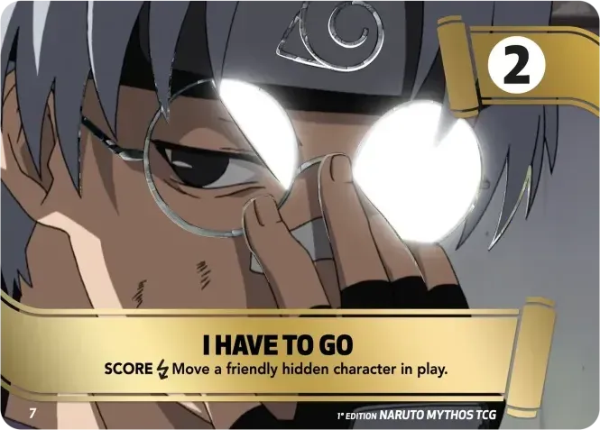 I have to go — Konoha Shidō — Naruto Mythos TCG