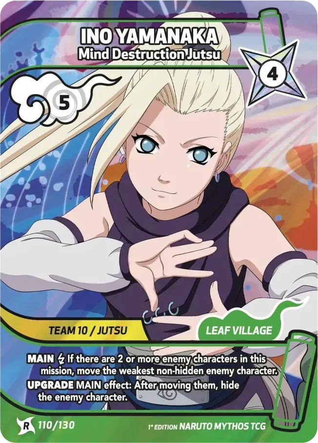 Ino Yamanaka - La Grande Confusion — Konoha Shidō — Naruto Mythos TCG