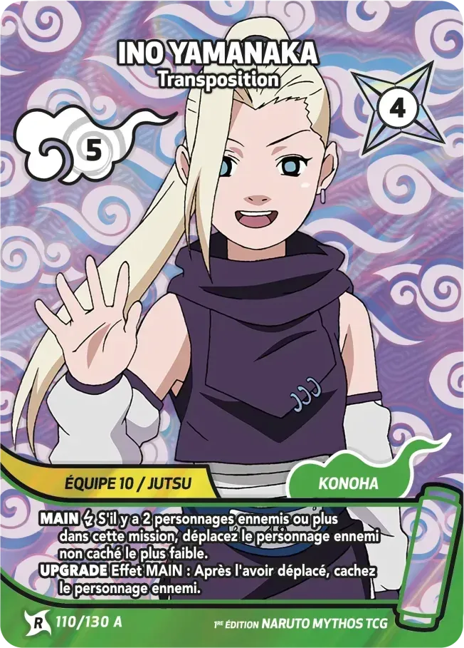 Ino Yamanaka - Transposition — Konoha Shidō — Naruto Mythos TCG