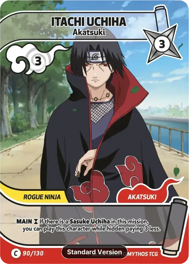 Itachi Uchiha - Akatsuki Investigator — Konoha Shidō — Naruto Mythos TCG
