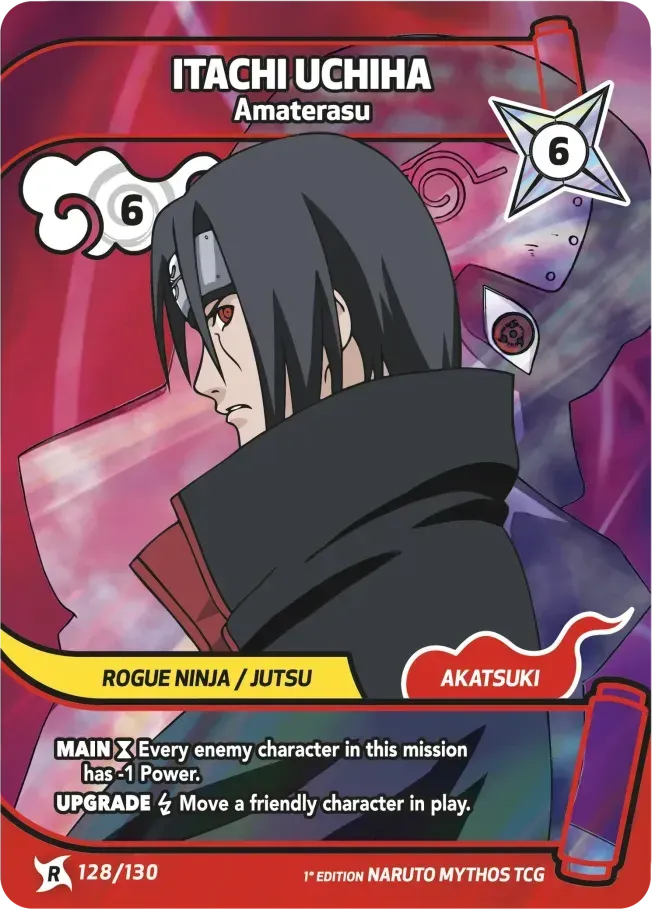 Itachi Uchiwa - Amaterasu — Konoha Shidō — Naruto Mythos TCG