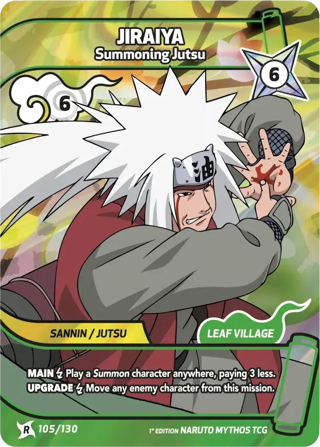 Jiraiya - Summoning Jutsu from Konoha Shidō - Naruto Mythos TCG
