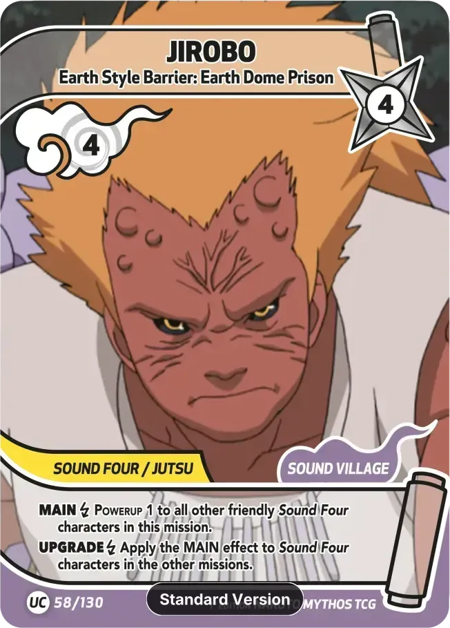 Jirôbô - La Geôle de Terre — Konoha Shidō — Naruto Mythos TCG