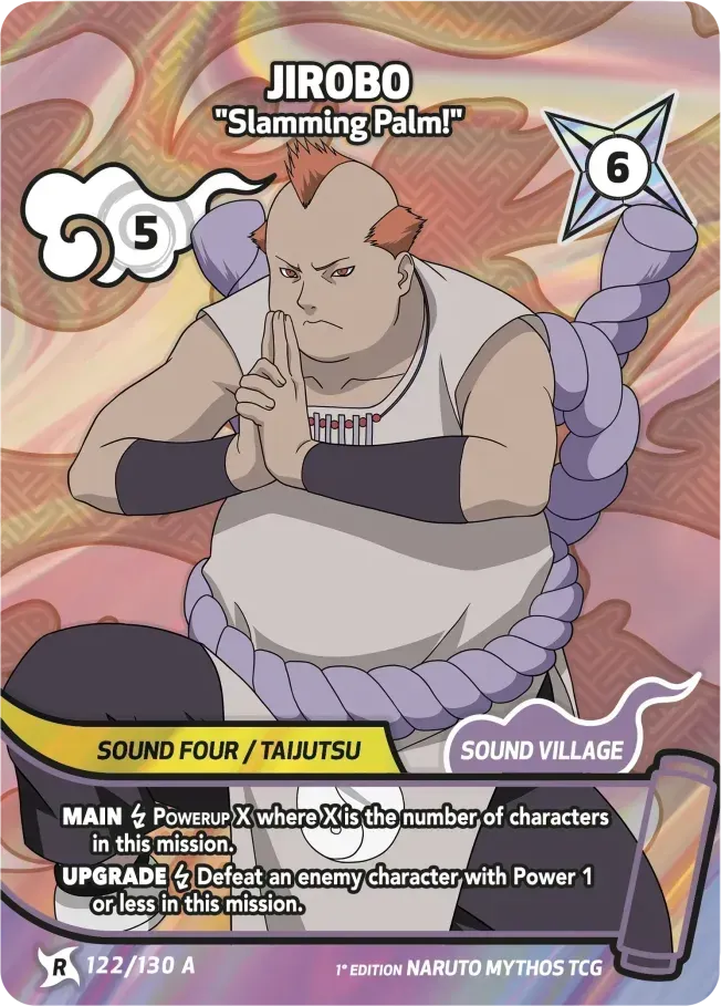 Jirôbô - La Paume Tournée vers les cieux! — Konoha Shidō — Naruto Mythos TCG