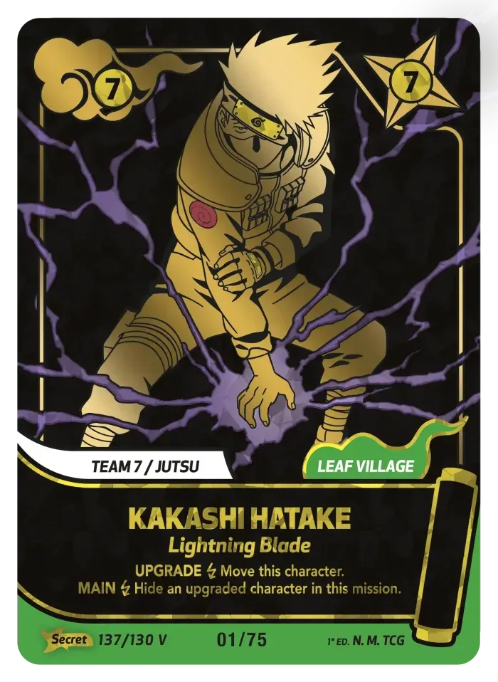 Kakashi Hatake - L'Éclair Pourfendeur — Konoha Shidō — Naruto Mythos TCG