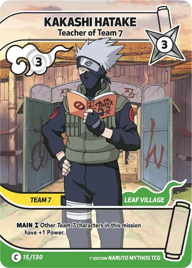 Kakashi Hatake - Teacher of Team 7 — Konoha Shidō — Naruto Mythos TCG