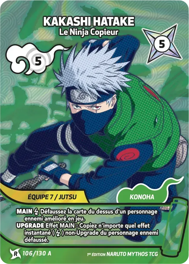 Kakashi Hatake - Le Ninja Copieur from Konoha Shidō - Naruto Mythos TCG