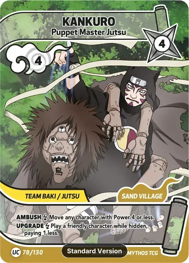 Kankuro - Puppet Master Jutsu — Konoha Shidō — Naruto Mythos TCG