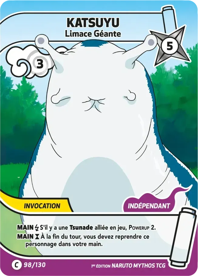Katsuyu - Limace Géante from Konoha Shidō - Naruto Mythos TCG