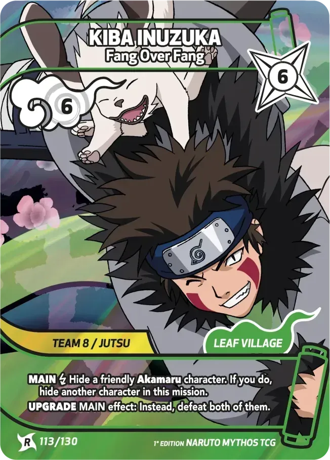 Kiba Inuzuka - Fang Over Fang — Konoha Shidō — Naruto Mythos TCG