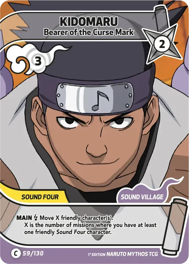 Kidômaru - Porteur de la Marque Maudite — Konoha Shidō — Naruto Mythos TCG