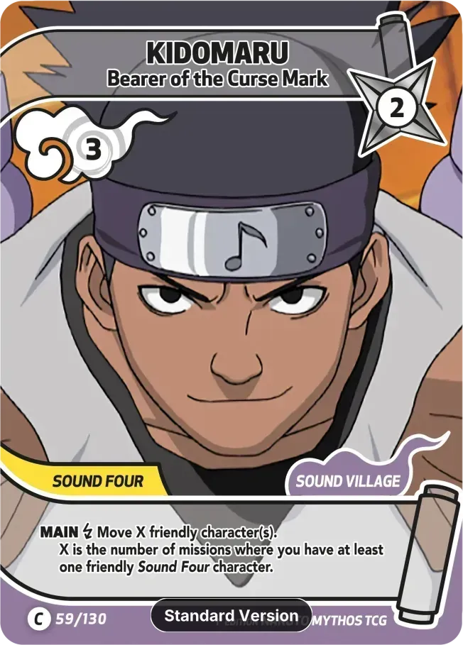 Kidômaru - Porteur de la Marque Maudite — Konoha Shidō — Naruto Mythos TCG