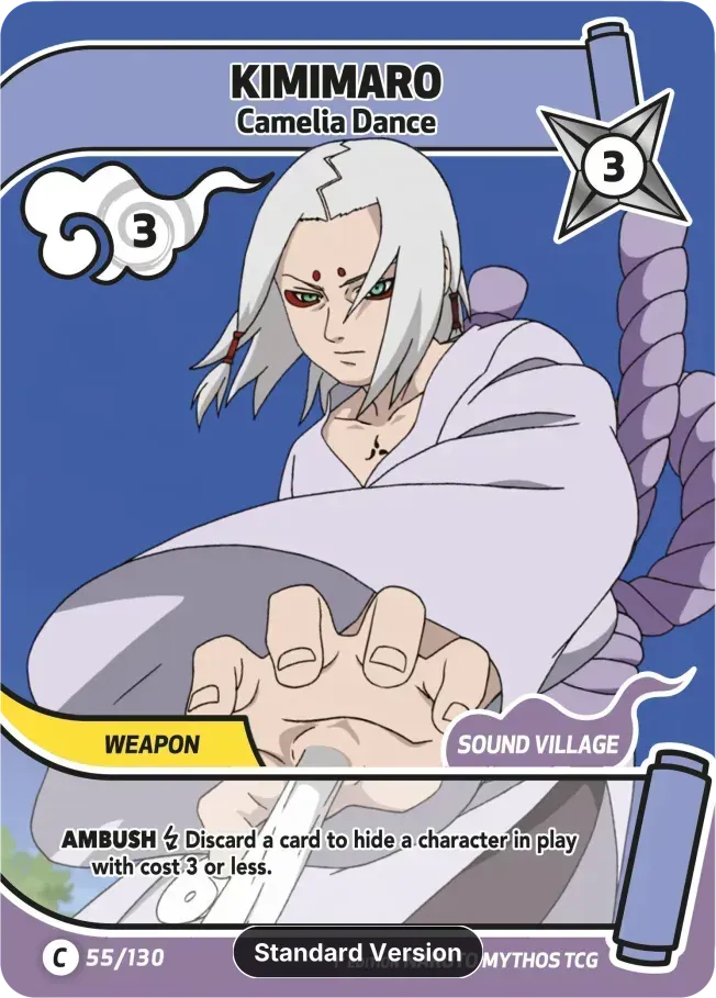 Kimimaro - Camelia Dance — Konoha Shidō — Naruto Mythos TCG