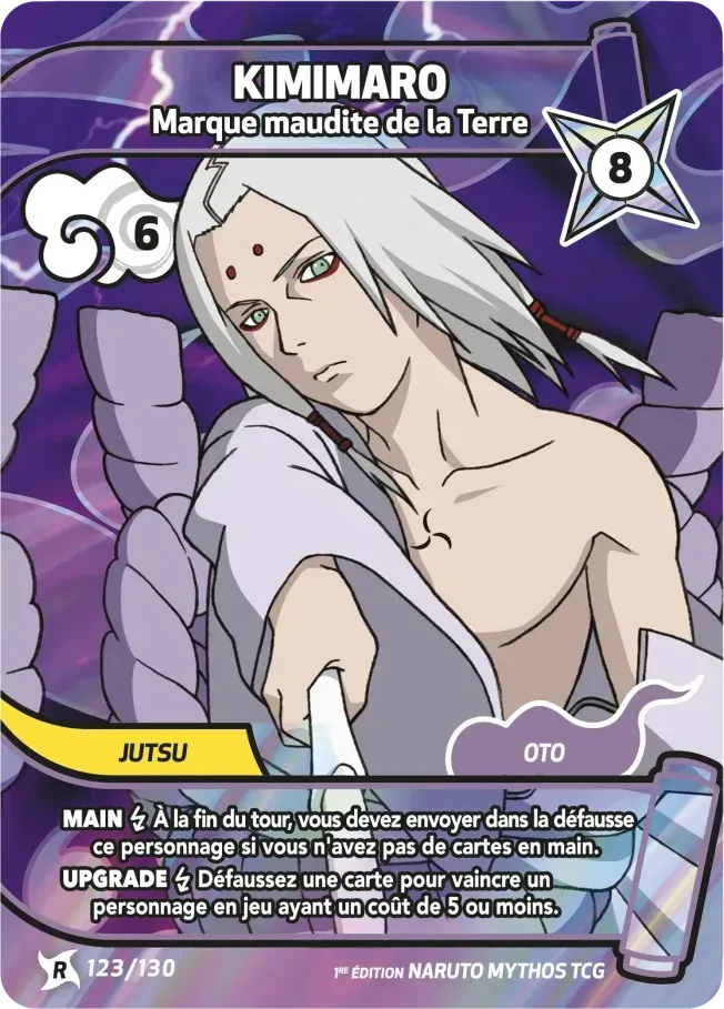 Kimimaro - Marque maudite de la Terre — Konoha Shidō — Naruto Mythos TCG