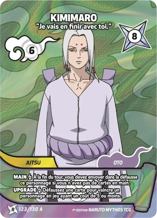 Kimimaro - Je vais en finir avec toi. — Konoha Shidō — Naruto Mythos TCG