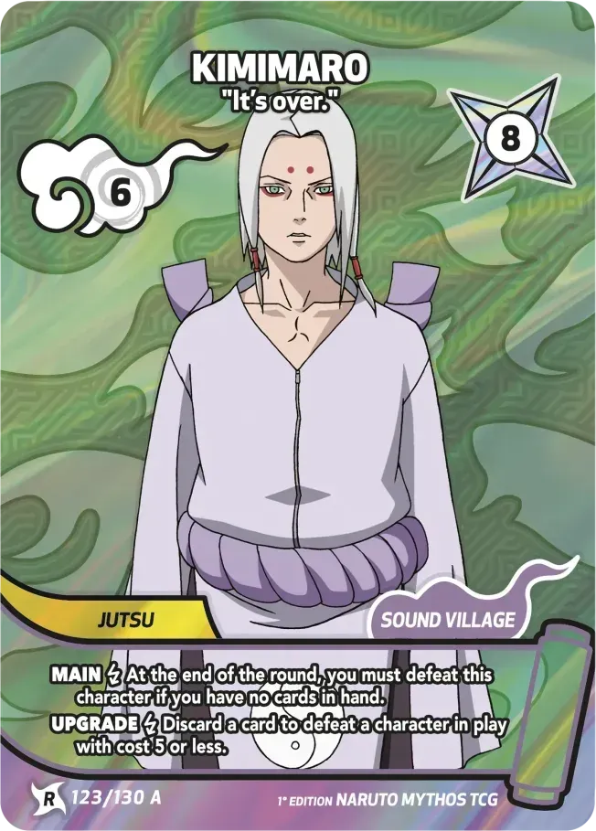 Kimimaro - Je vais en finir avec toi. — Konoha Shidō — Naruto Mythos TCG