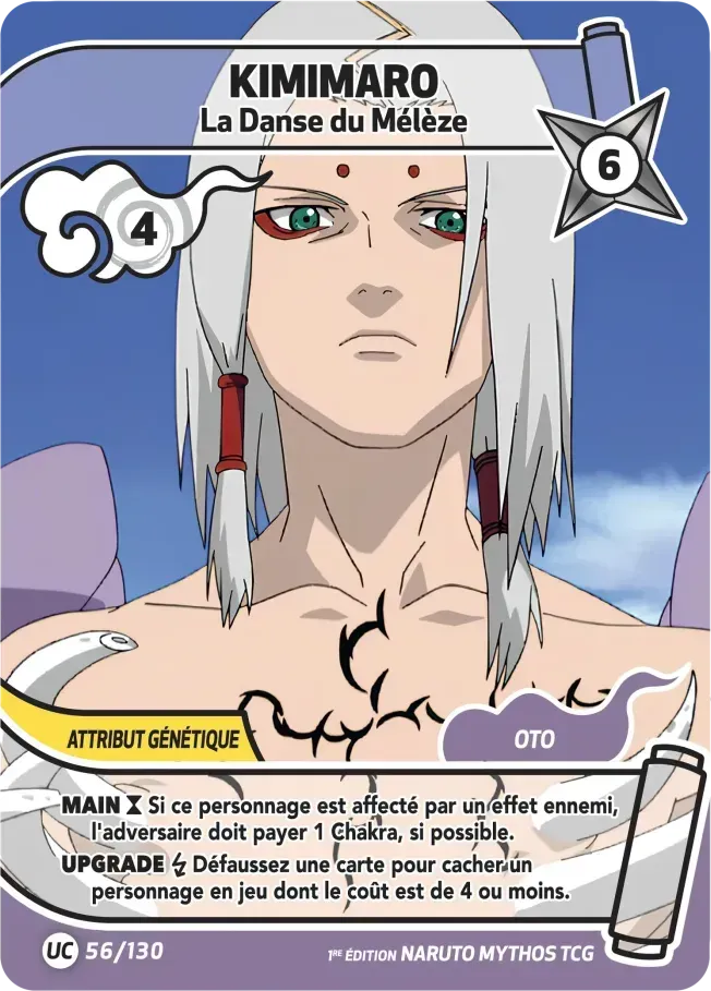 Kimimaro - La Danse du Mélèze — Konoha Shidō — Naruto Mythos TCG