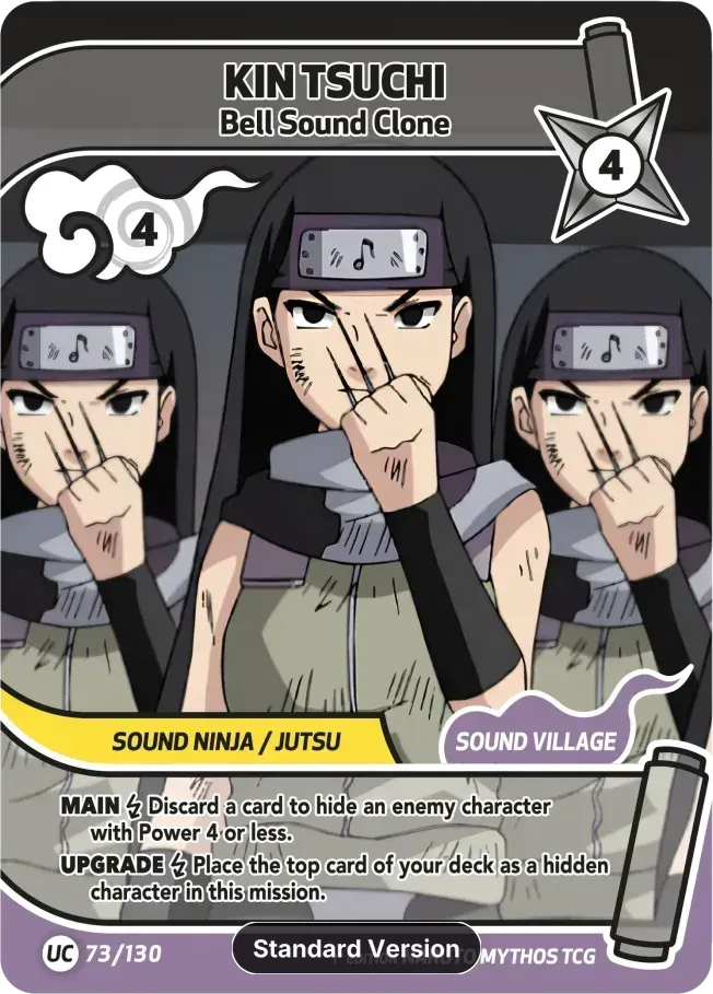 Kin Tsuchi - Bell Sound Clone — Konoha Shidō — Naruto Mythos TCG