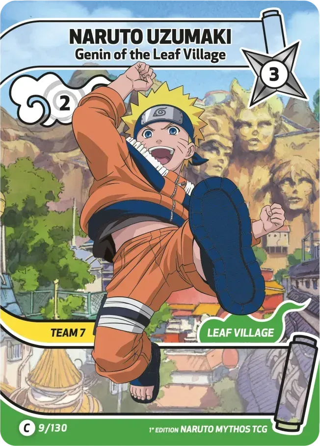 Naruto Uzumaki - Genin of the Leaf Village — Konoha Shidō — Naruto Mythos TCG