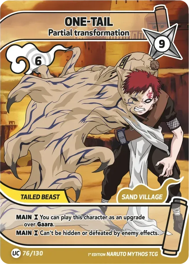 One-Tail - Partial transformation — Konoha Shidō — Naruto Mythos TCG