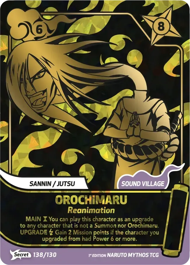 Orochimaru - Reanimation — Konoha Shidō — Naruto Mythos TCG