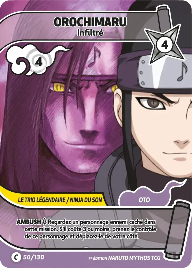 Orochimaru - Infiltré — Konoha Shidō — Naruto Mythos TCG