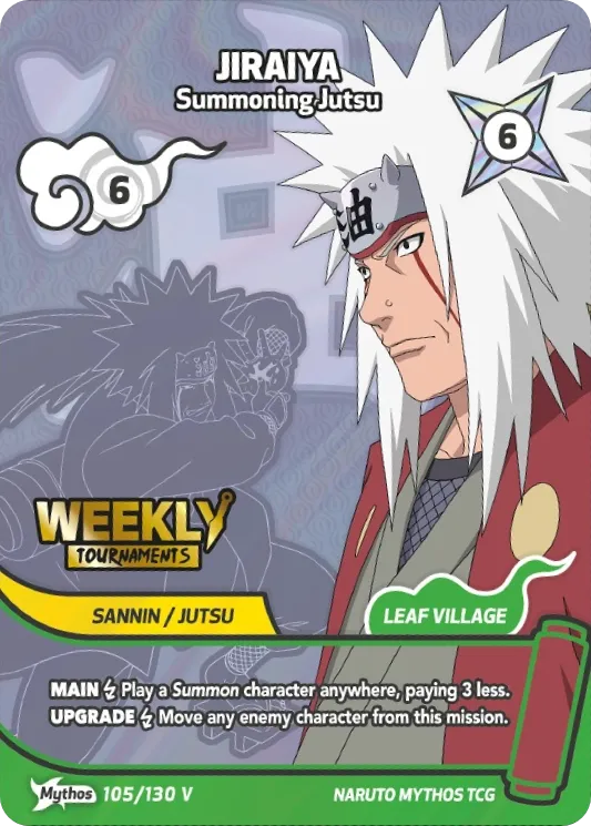 Jiraya - Technique d'Invocation — Konoha Shidō Promos (2nd Edition) — Naruto Mythos TCG