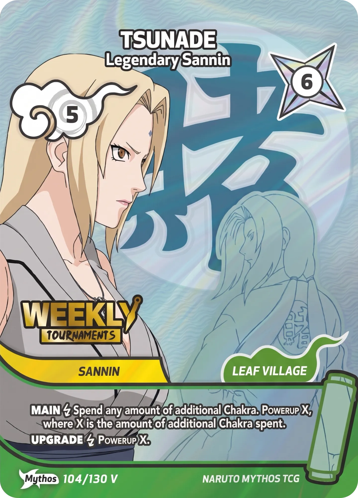 Tsunade - Legendary Sannin — Konoha Shidō Promos (2nd Edition) — Naruto Mythos TCG