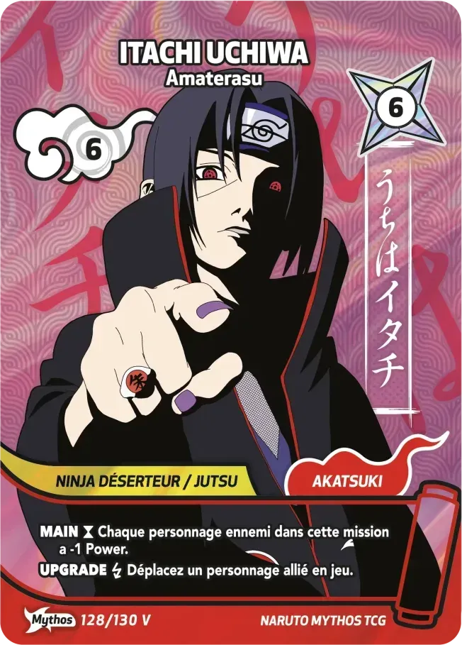 Itachi Uchiwa - Amaterasu — Konoha Shidō Promos — Naruto Mythos TCG