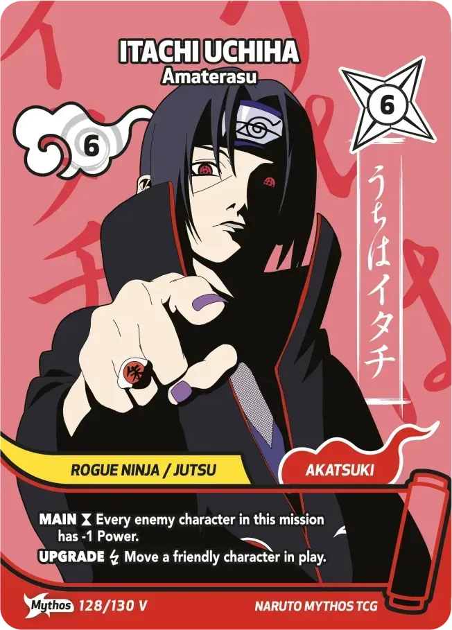 Itachi Uchiwa - Amaterasu — Konoha Shidō Promos — Naruto Mythos TCG