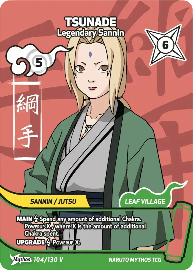 Tsunade - Legendary Sannin — Konoha Shidō Promos — Naruto Mythos TCG