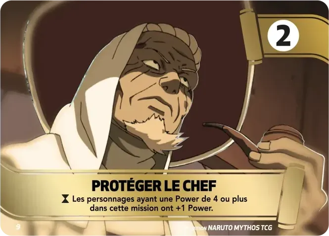Protéger Le Chef — Konoha Shidō — Naruto Mythos TCG