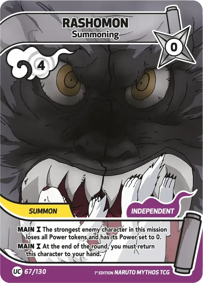 Rempart - Invocation — Konoha Shidō — Naruto Mythos TCG