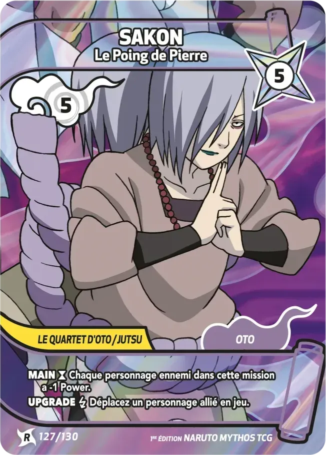 Sakon - Le Poing de Pierre — Konoha Shidō — Naruto Mythos TCG