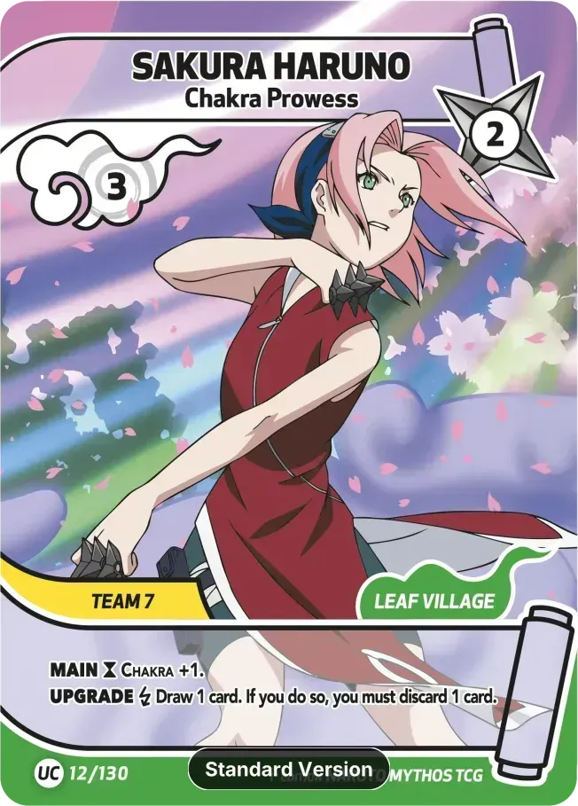 Sakura Haruno - Chakra Prowess from Konoha Shidō - Naruto Mythos TCG