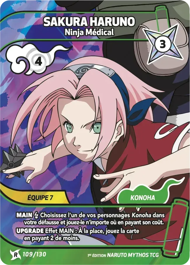 Sakura Haruno - Ninja Médical — Konoha Shidō — Naruto Mythos TCG