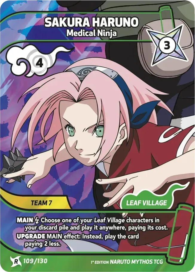 Sakura Haruno - Ninja Médical — Konoha Shidō — Naruto Mythos TCG