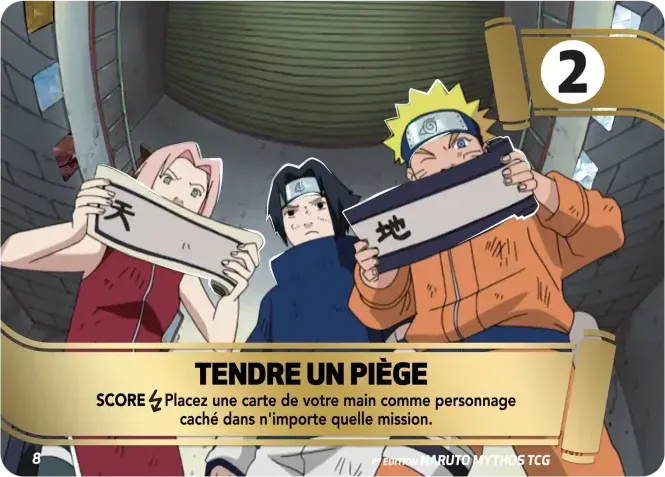 Tendre Un Piège — Konoha Shidō — Naruto Mythos TCG