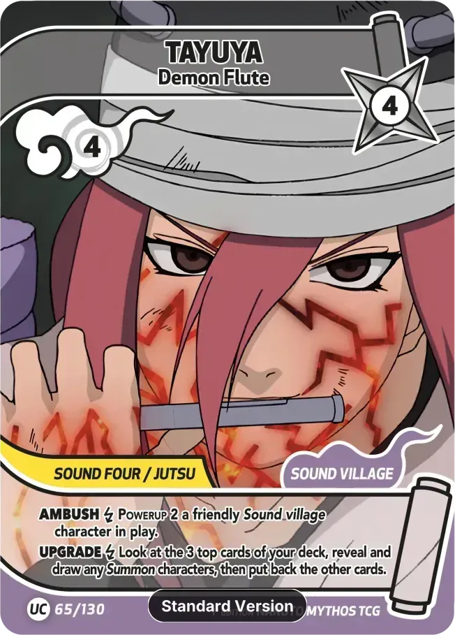 Tayuya - La Flûte Démoniaque — Konoha Shidō — Naruto Mythos TCG