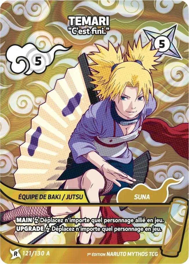 Temari - C'est fini. — Konoha Shidō — Naruto Mythos TCG