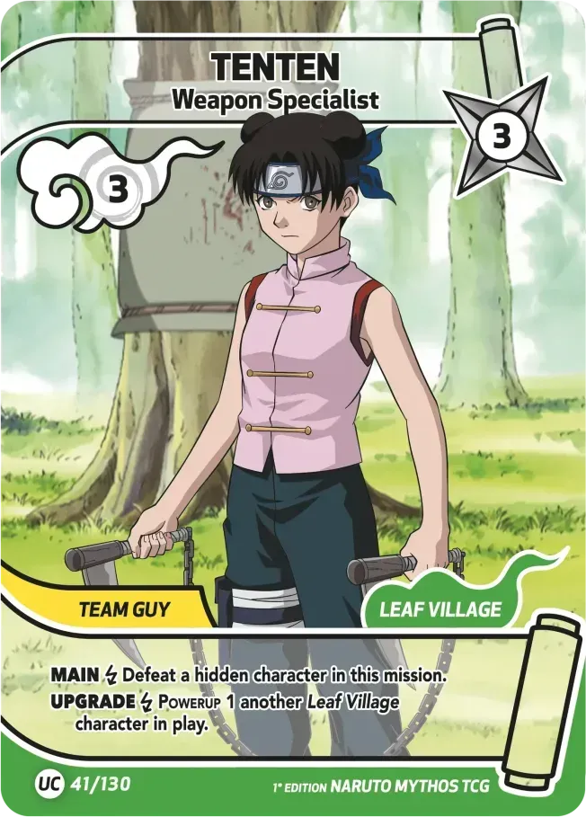 Tenten - Spécialiste Des Armes — Konoha Shidō — Naruto Mythos TCG