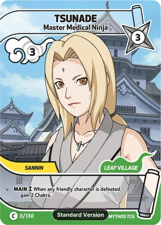 Tsunade - Master Medical Ninja from Konoha Shidō - Naruto Mythos TCG