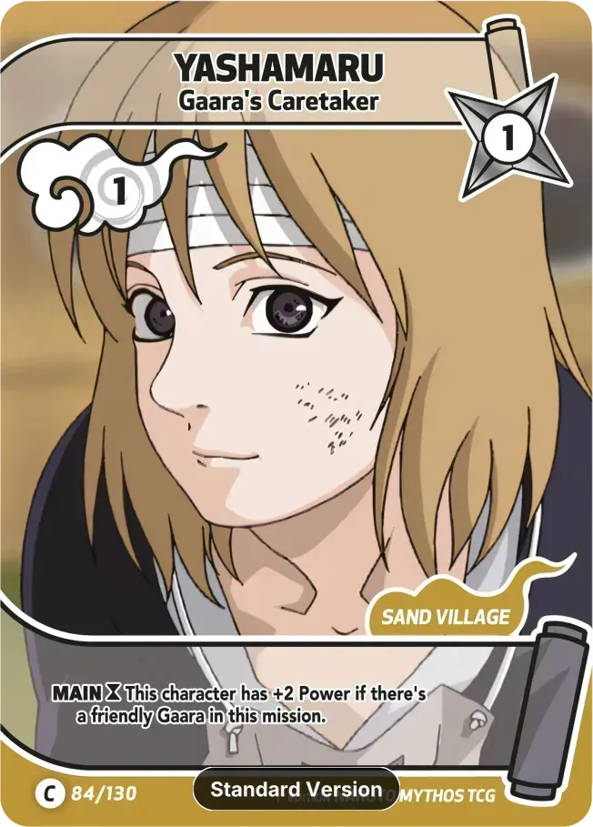 Yashamaru - Tuteur de Gaara — Konoha Shidō — Naruto Mythos TCG