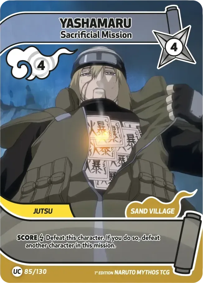 Yashamaru - Sacrificial Mission — Konoha Shidō — Naruto Mythos TCG