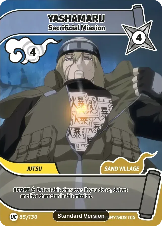 Yashamaru - Sacrificial Mission — Konoha Shidō — Naruto Mythos TCG