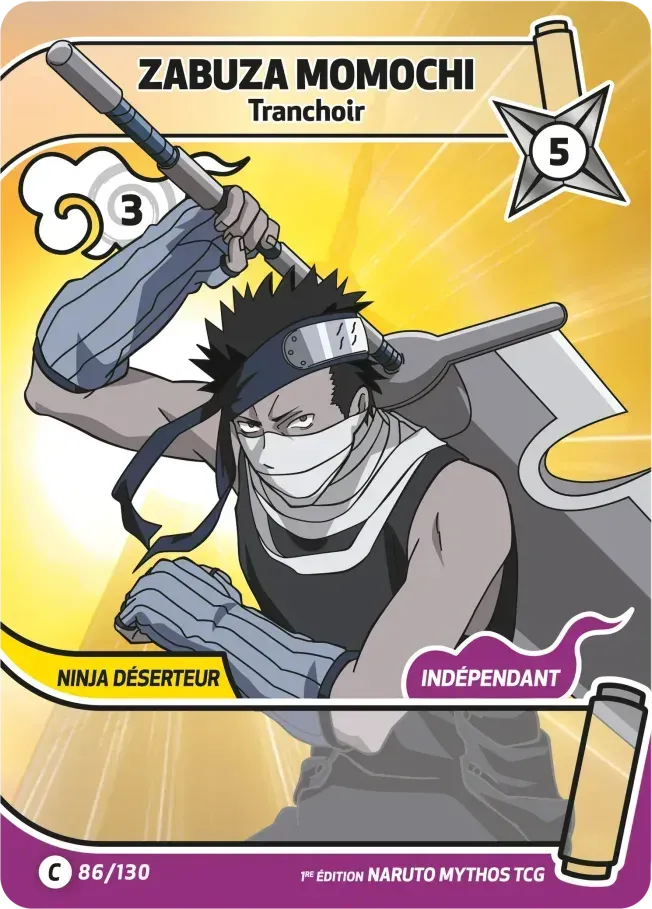 Zabuza Momochi - Tranchoir — Konoha Shidō — Naruto Mythos TCG